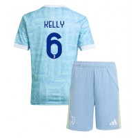 Juventus Lloyd Kelly #6 Vonkajší Detský futbalový dres 2025-26 Krátky Rukáv (+ trenírky)